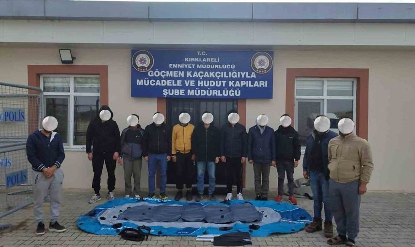 Babaeski'de göçmen kaçakçılığına darbe: 3 kişi tutuklandı
