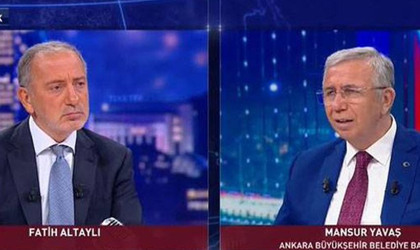 Belediye Başkanı Mansur Yavaş, Fatih Altaylı'ya Sinirlendi