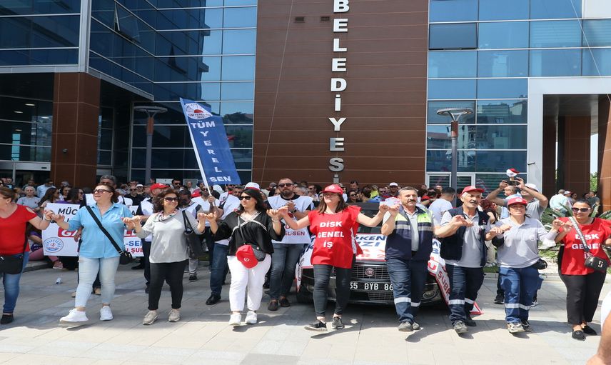 Belediyesi çalışanlarının maaş protestosu: Eksik ödeme tepkisi büyüyor!