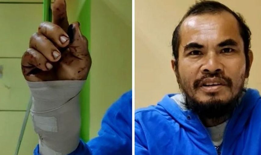 Beline dolanan yılanı ısırarak öldüren adamın itirafı mide bulandırdı