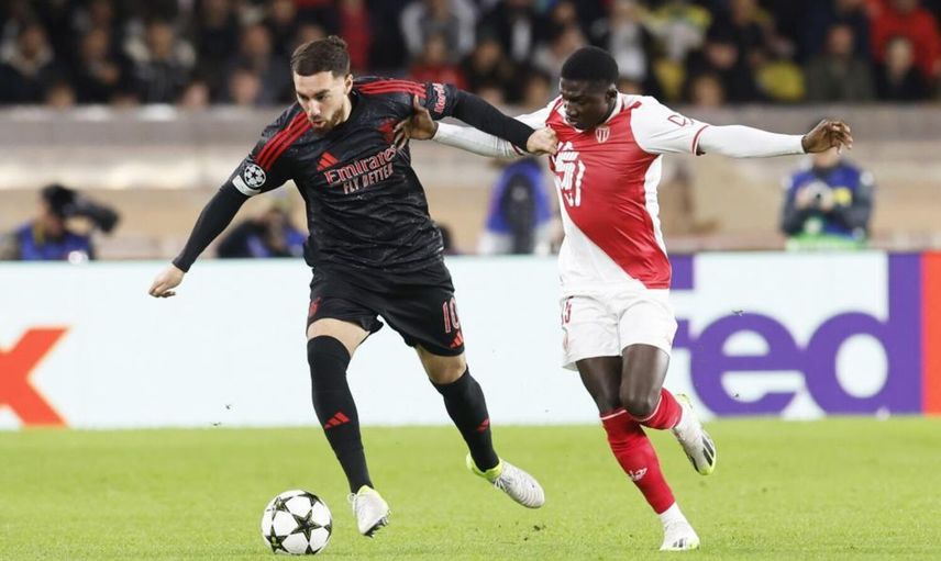 Benfica, Monaco deplasmanından mutlu ayrıldı