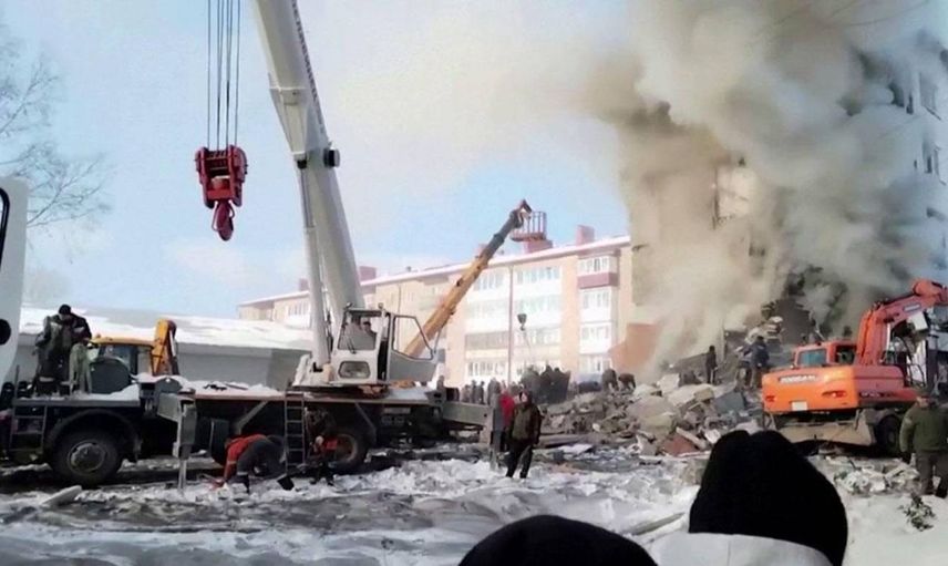 Beş katlı binada korkunç patlama: Çok sayıda ölü ve yaralı var