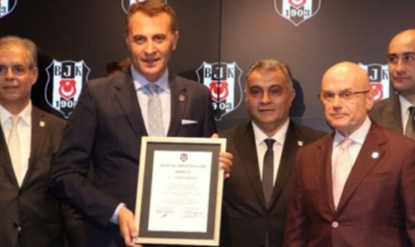 Beşiktaş'ta Mazbata Töreni Yapıldı