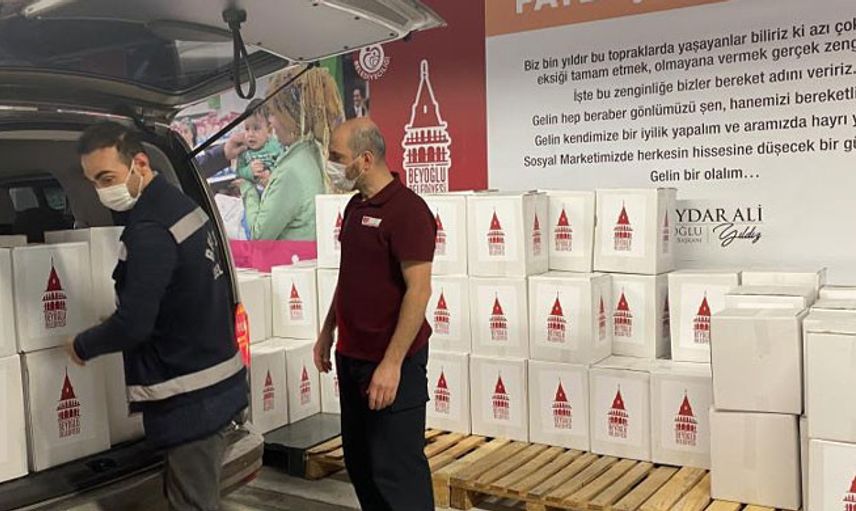Beyoğlu’nda 4 Bin 500 Aileye Gıda Yardımı Yapılacak