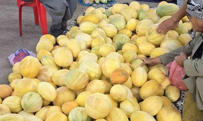 Çermik kavunu pazar tezgahlarında yerini aldı