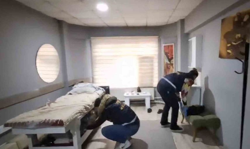 Düzce'de masaj salonlarına yönelik operasyon: 7 kişi gözaltında