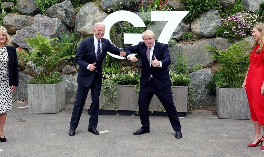 Biden'ın İlk Rotası İngiltere Oldu! G7 Zirvesi Öncesi İngiltere Başbakanı Johnson'la Bir Araya Geldi