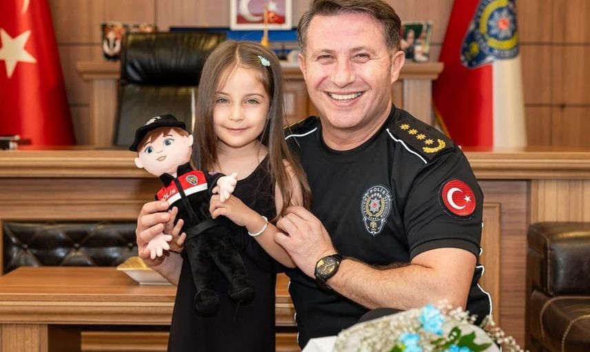 Bilecik’te gazi kızına yunus polis bebeği hediye edildi