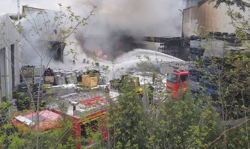 Bilecik'te korku dolu anlar: Fabrikada yangın çıktı!