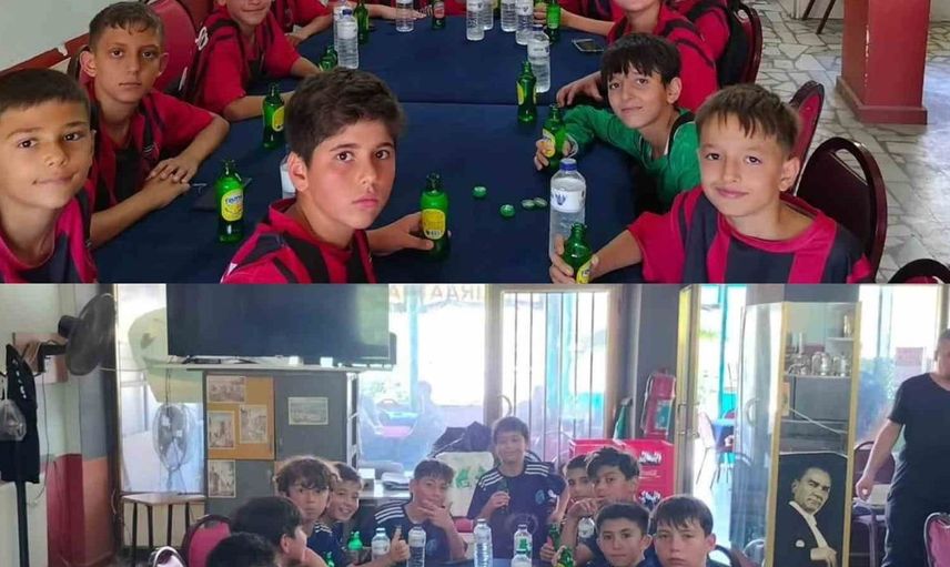 Bilecik'te minik futbolcular dostluk için sahaya çıktı