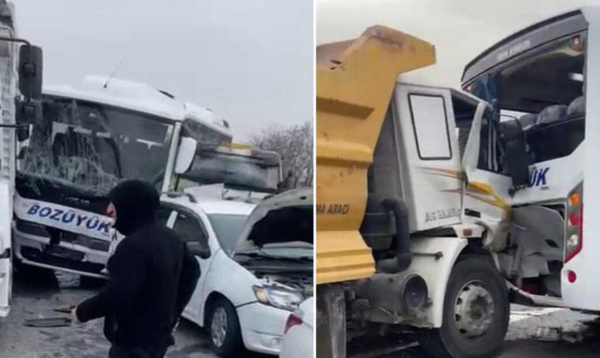 Bilecik’te zincirleme kaza: Çok sayıda yaralı var