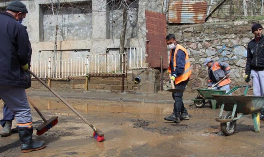 Bingöl'de Sel Sonrası Temizlik Seferberliği