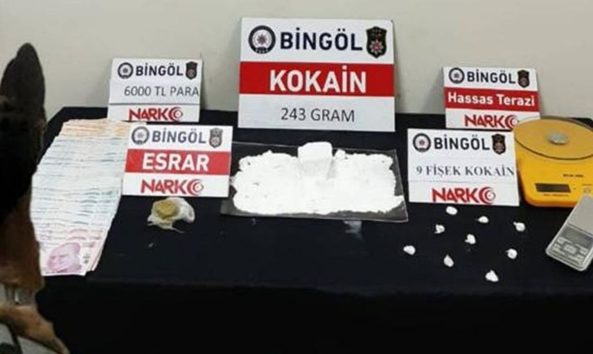 Bingöl'de Uyuşturucu Operasyonunda 4 Kişi Gözaltına Alındı