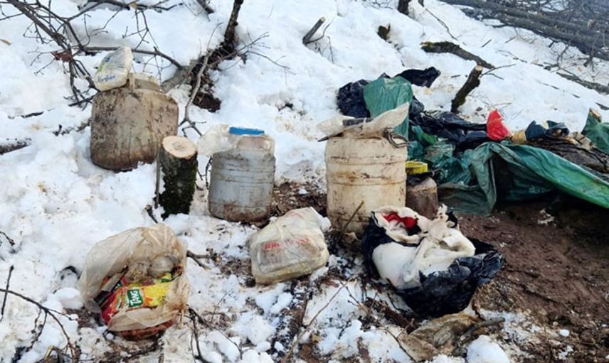 Bitlis’te Teröristlere Ait Malzemeler Ele Geçirildi!
