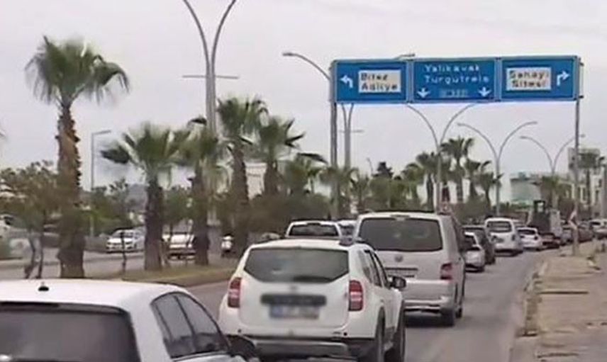 Bodrum'da Trafik Yoğunluğu Oluştu