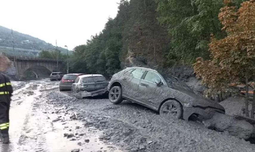 Bölgede çamur tsunamisi felaketi: Canlarını son anda kurtardılar