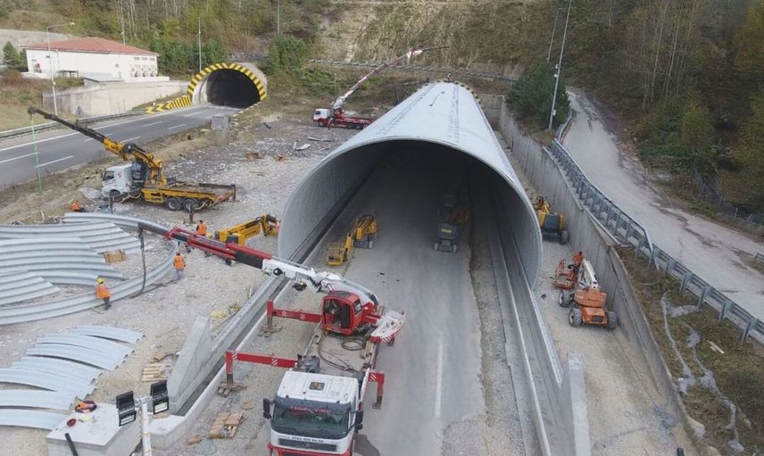 Bolu Dağı Tüneli Tüpünün 67 Metre Uzatılması Çalışması Nedeniyle İstanbul Yönü 31 Temmuz'dan İtibaren Ulaşıma Kapatılacak
