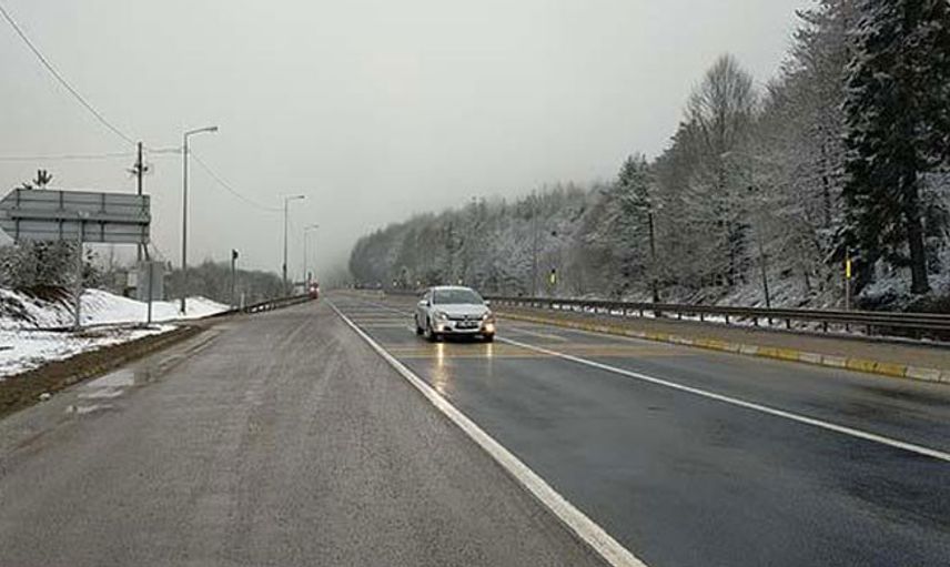 Bolu Dağı'nda Kar Yağışı Tesirini Artırdı