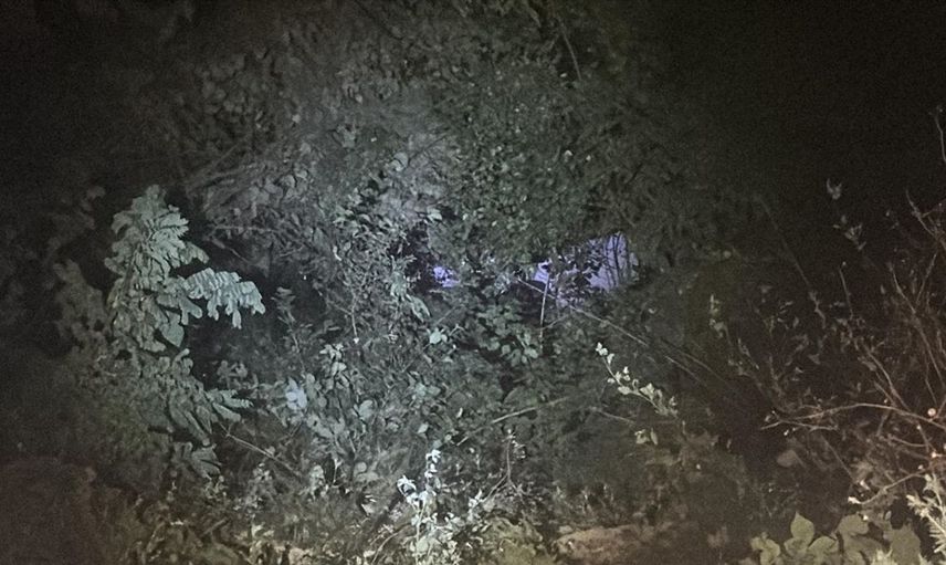 Bolu Dağı'nda Park Halindeki Kamyonetin Uçuruma Yuvarlanması