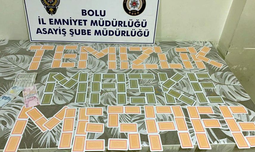 Bolu'da Kumar Oynayan 6 Kişiye 12 bin 600 Lira Ceza