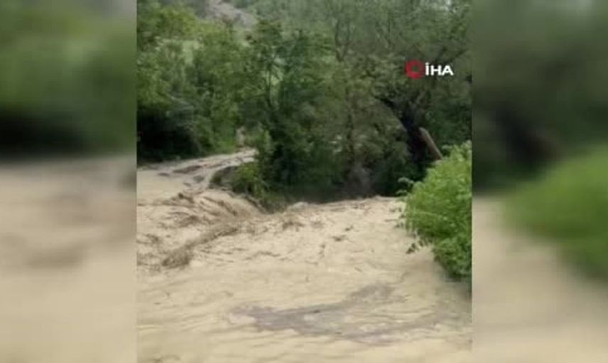 Bolu'da Şiddetli Yağışlar Sonrası Taşkınlar