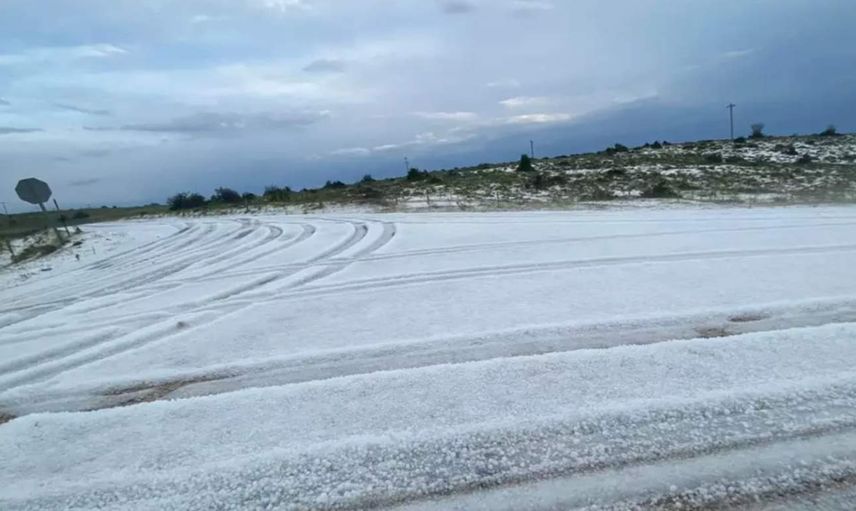 Bolu’da Temmuz ayında şaşırtan görüntü: Misket büyüklüğünde yağdı