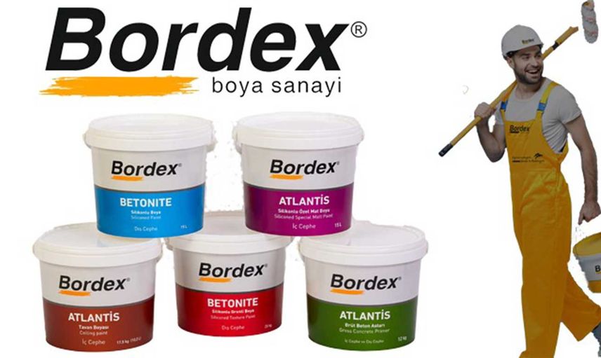 Bordex dekoratif boya üretiminde liderliğini koruyor!