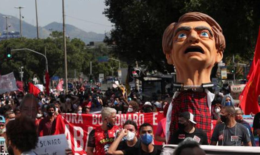 Brezilya'da Halk, Bolsonaro Hükümetini Protesto Etti