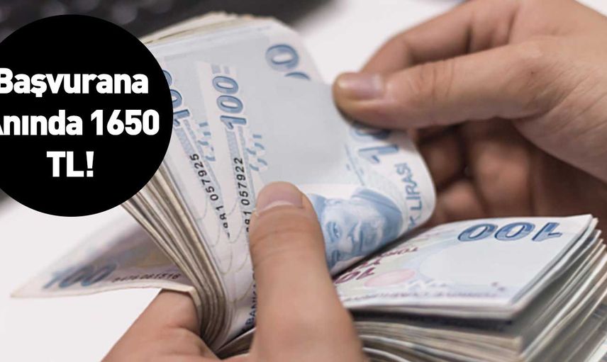 Bu bankadan maaş çekmek yeterli, geri ödemesi yok! SGK-SSK ve Bağkur'lu emekliye 1650 TL anında ödeme
