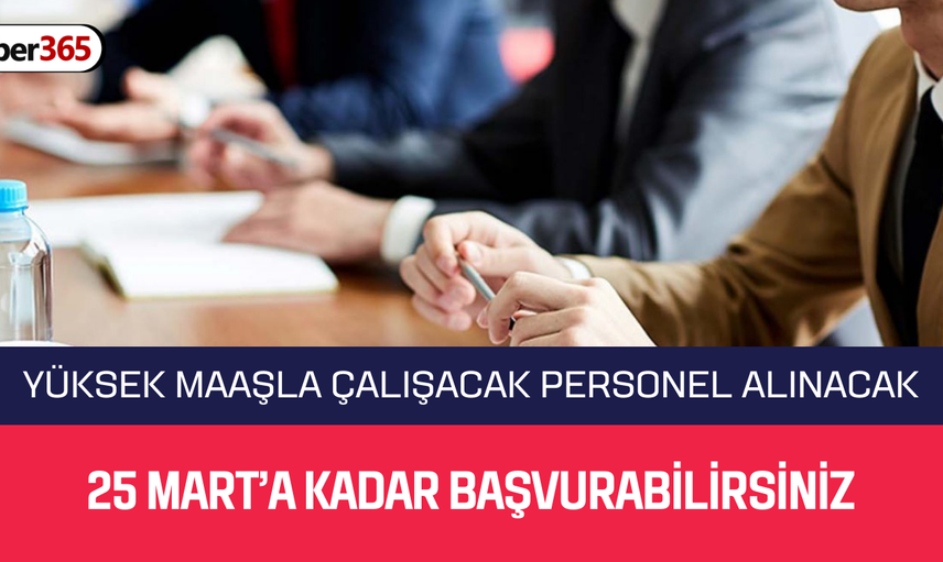 Bu koşulları sağlayan paraya para demeyecek! Yüksek maaşla personel alınacak