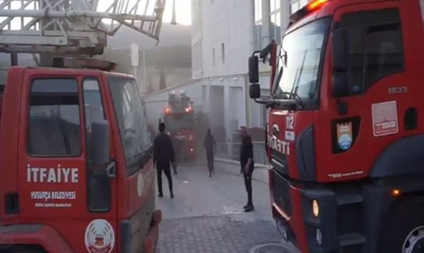 Burdur'daki öğrenci yurdunda yangın çıktı!