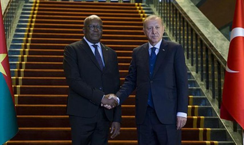 Burkina Faso Cumhurbaşkanı Kabore Ankara'da Karşılandı