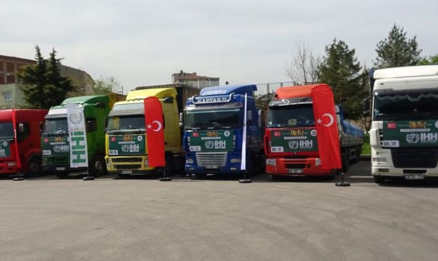 Bursa’da 14 Tır Dolusu Yardım Dualarla Uğurlandı