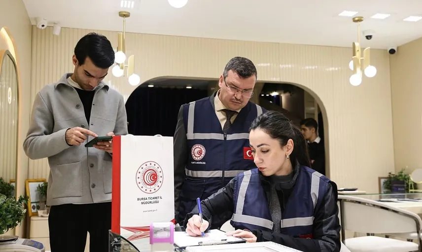 Bursa'da Emlak ve Kuyum Sektörüne Denetim