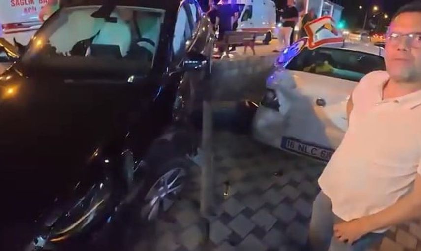 Bursa'da kırmızı ışık ihlali sonucu kaza: 5 yaralı