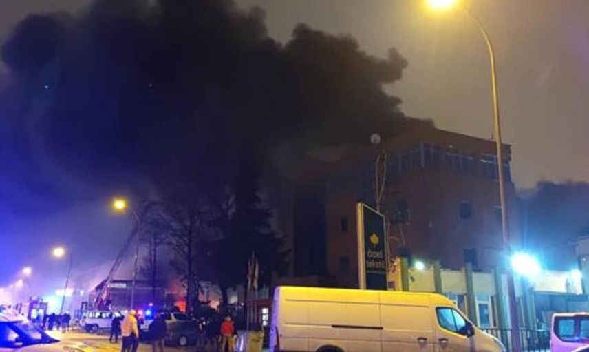 Bursa'da Korkutan Yangın! Müdahale Devam Ediyor