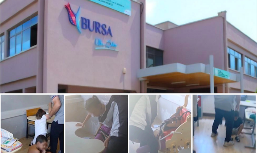 Bursa’da özel eğitim skandalı: Otizmli öğrencileri sıraya bağlayıp ders işlediler