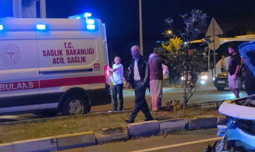 Düzce'de zincirleme kaza meydana geldi: 2 yaralı