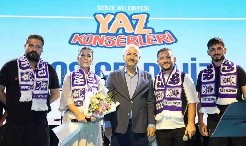 Gebze'de yaz etkinlikleri sona erdi: Grup İmera ile Karadeniz rüzgarı esti
