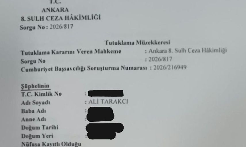 Sosyal medya paylaşımı nedeniyle tutuklanan Ali Tarakcı'nın durumu