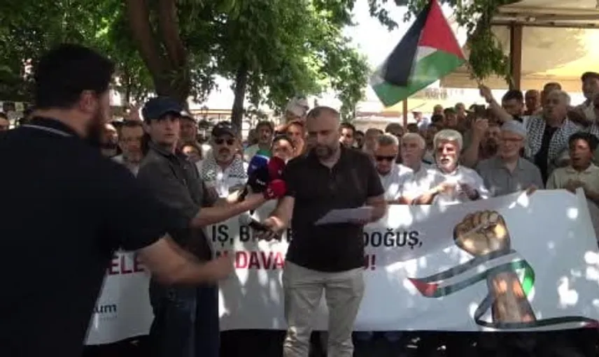 Konya'dan Filistin konvoyuna destek çağrısı yapıldı