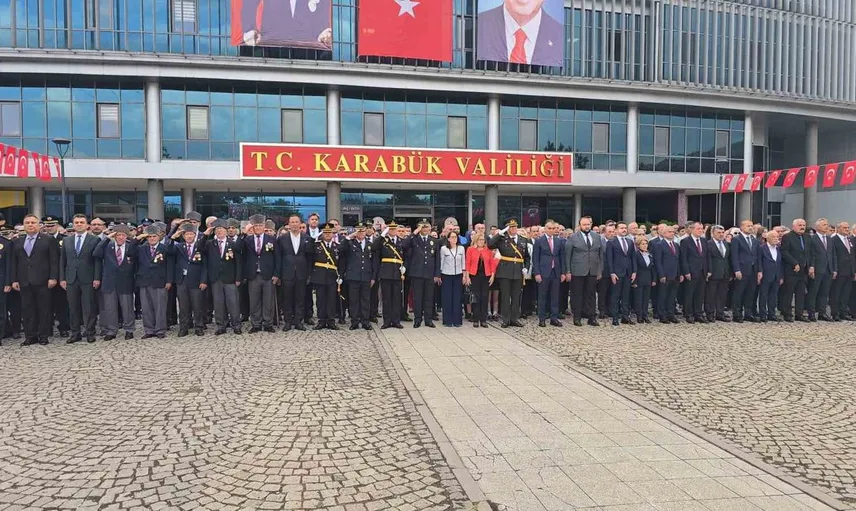 Karabük’te 30 Ağustos Zafer Bayramı coşkusuyla kutlandı