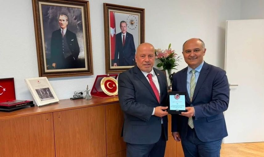 Avrupalı Türk Girişimciler Birliği'nden Essen Başkonsolosu Aydın'a anlamlı veda