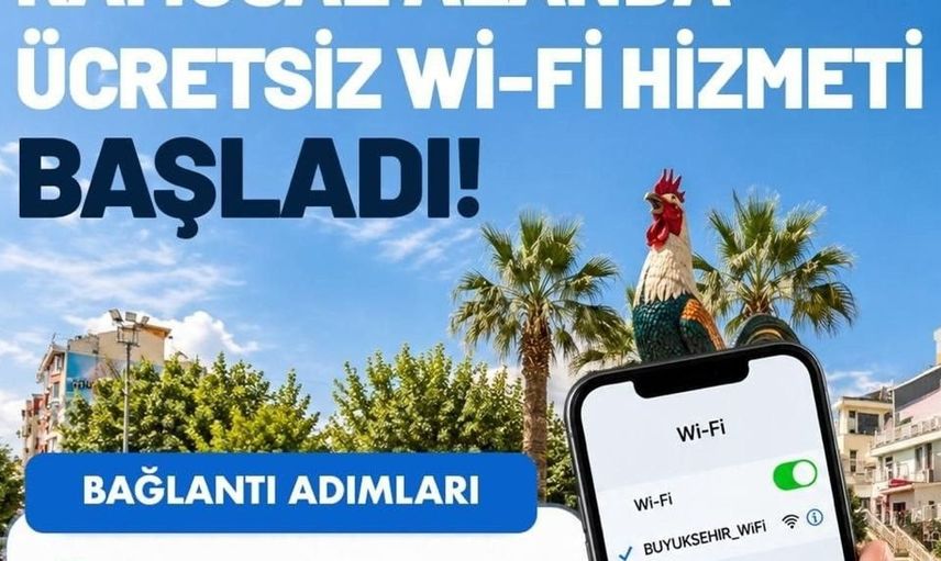 Denizli Büyükşehir Belediyesi'nden halka ücretsiz güvenli internet hizmeti