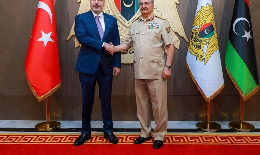 Hakan Fidan, Libya'da Hafter ile stratejik görüşmeler yaptı