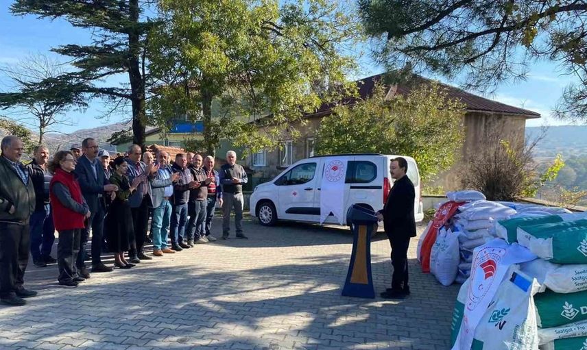 Kırklareli'nde üreticilere yem bitkisi tohumu desteği sağlandı