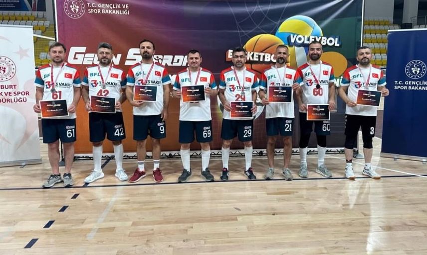 Bayburt'ta kamu spor oyunları voleybol il birinciliği sonuçlandı