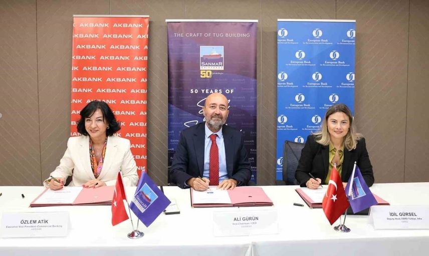 Akbank ve EBRD, Sanmar Denizcilik için 45 milyon euro finansman sağladı