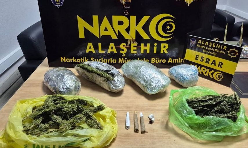 Alaşehir’de uyuşturucu operasyonu: 1 kilo esrarla yakalanan şüpheli cezaevine gönderildi