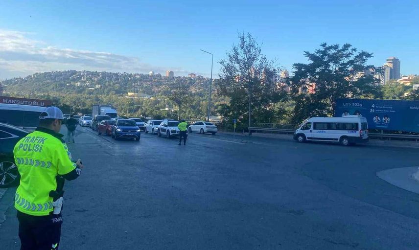 Bahçeşehir'de dron ile trafik denetimi: 83 araca 366 bin lira ceza kesildi